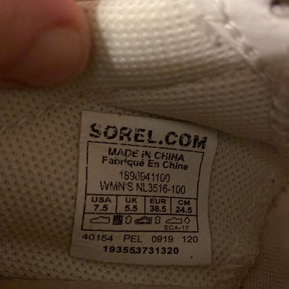 Ladies SOREL Kinetic Lite Lace-up  Sneakers/Athletic/Casual - Picture 8 of 8